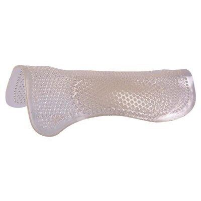 Br - Amortisseur Pour Cheval Soft Gel Avec Réhausseur Au Milieu Br Equitation - Amortisseur De Selle D'Équitation - Blanc|incolore - Taille Unique - Decathlon