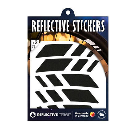 Reflektierender Radaufkleber Fahrrad Reflective Berlin Racer