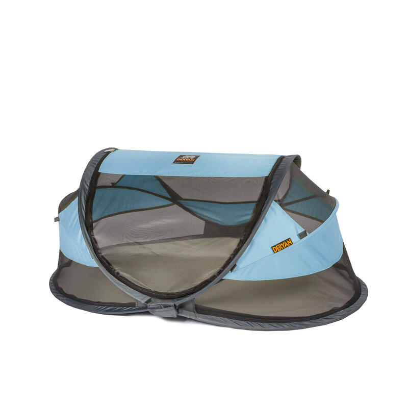 Baby Luxe Campingbett - Mit Selbstaufblasender Matratze - Himmelblau