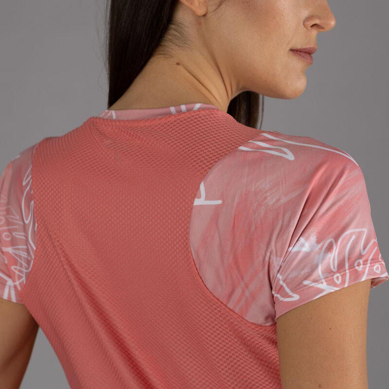 CMP bedrucktes Stretch-T-Shirt Cool Menthol Boost für Damen