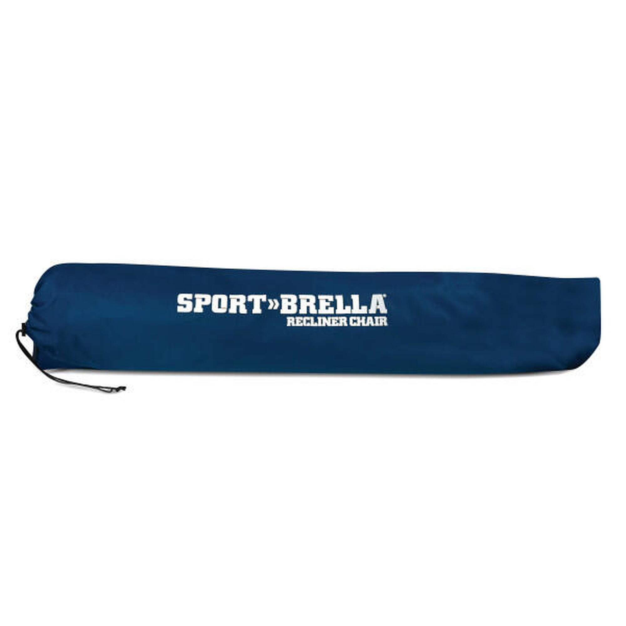 Poltrona Sport-Brella ideale per campeggio e spiaggia con ombrelloni integrati