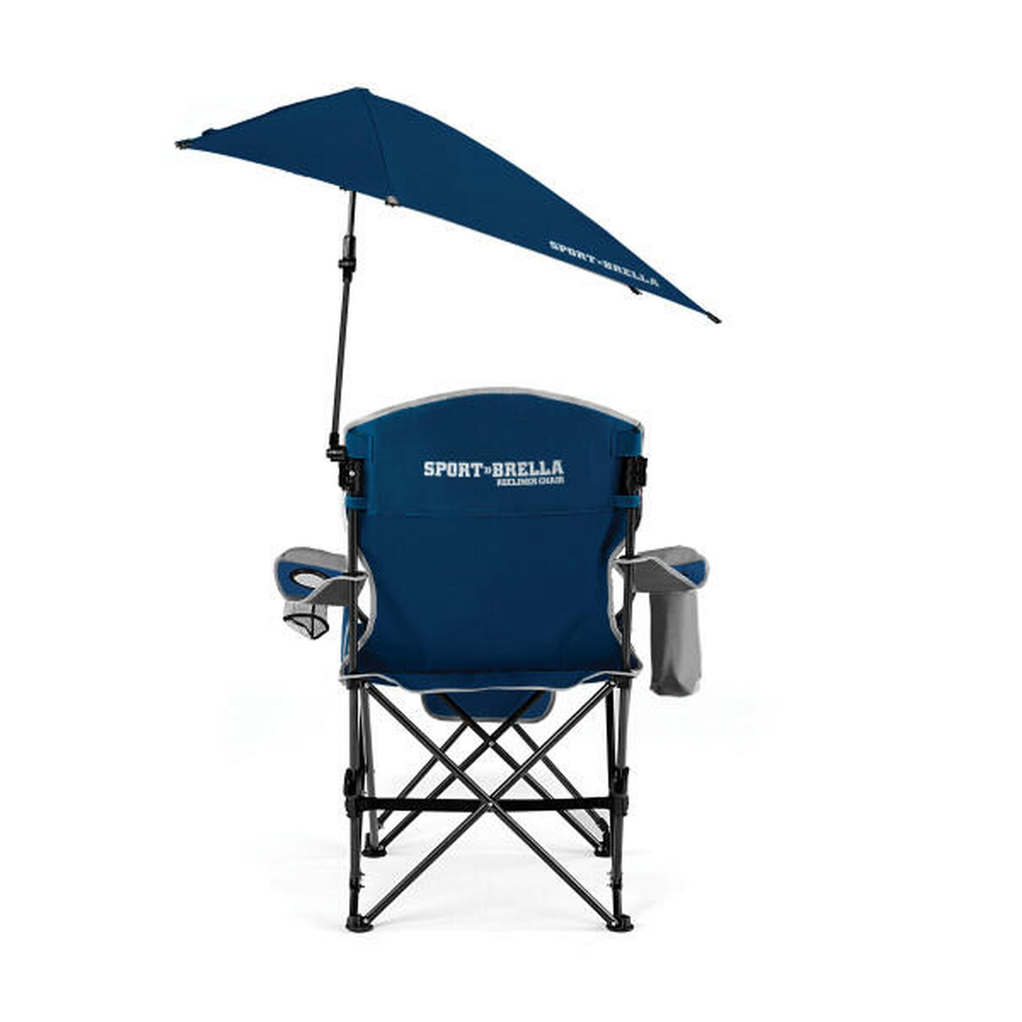 Fauteuil Sport-Brella idéal pour camping et plage avec parasols intégré