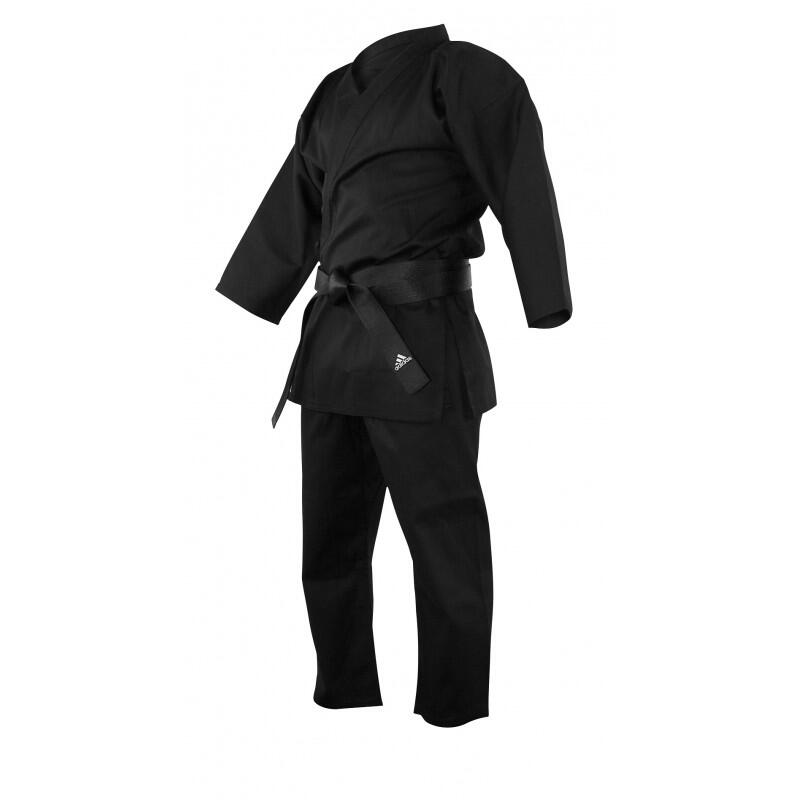 Zwarte bushido karate kimono Adidas