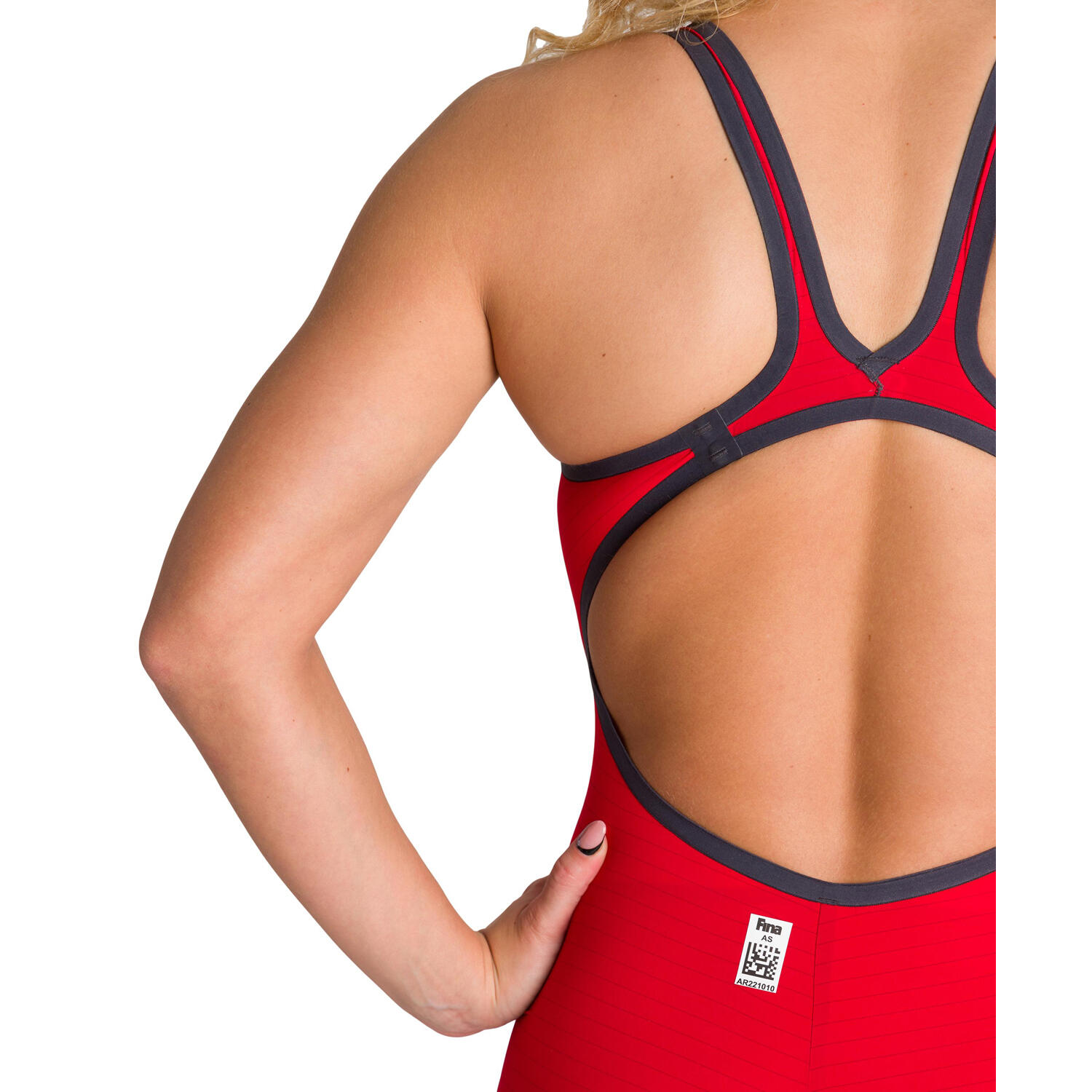Arena Powerskin Carbon Air² Open Back Kneeskin - Red / Blue 4/5