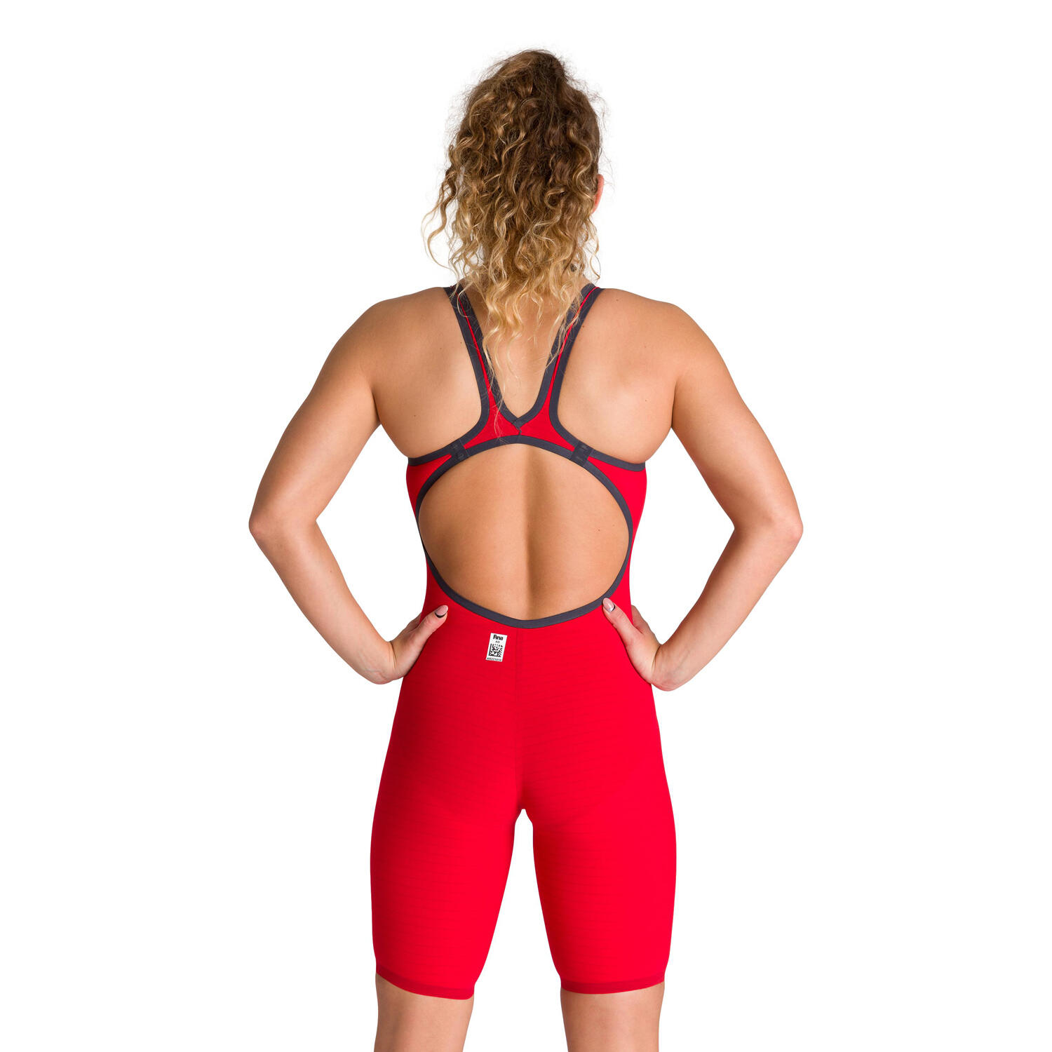 Arena Powerskin Carbon Air² Open Back Kneeskin - Red / Blue 2/5