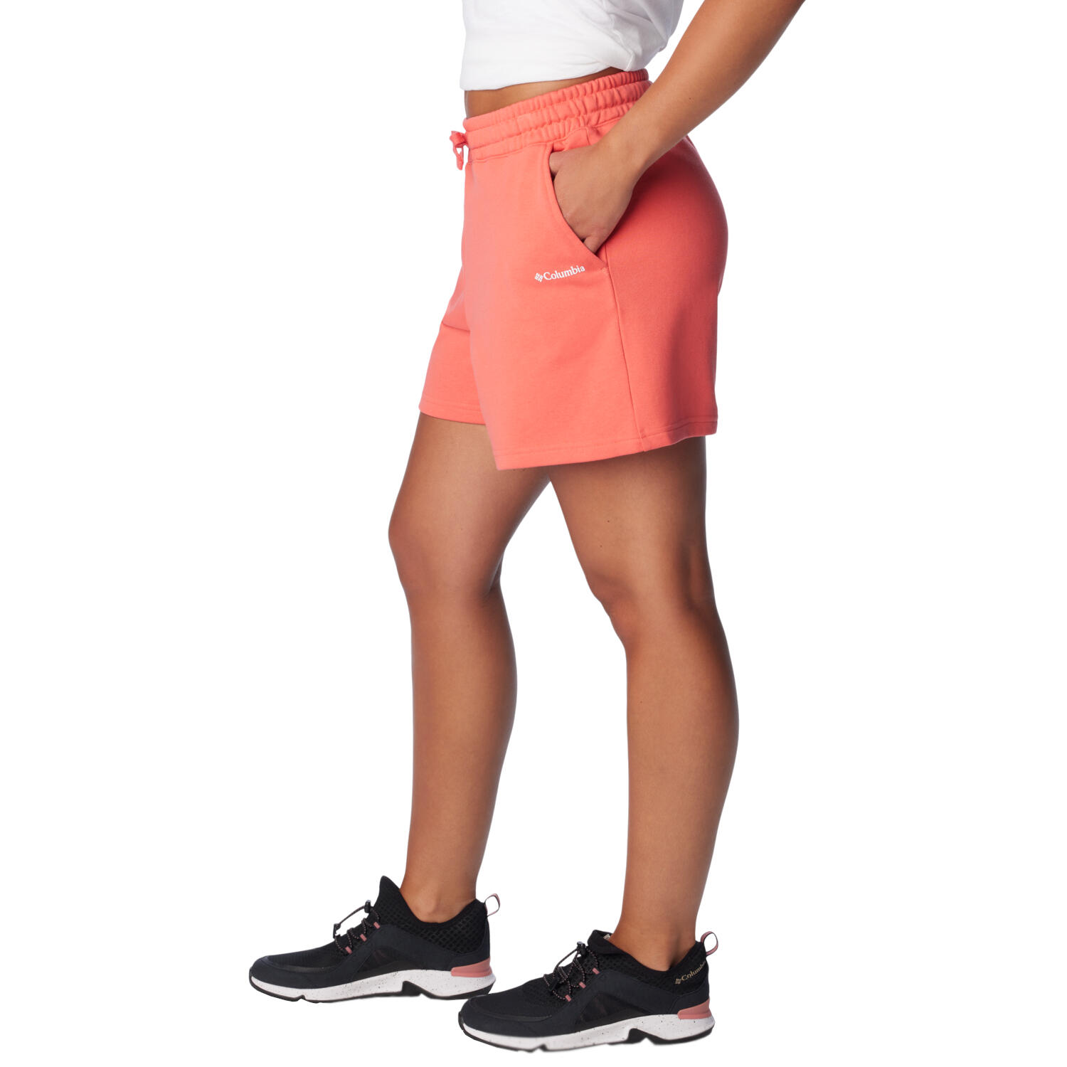 Női rövidnadrág, Trek French Terry Wmns Shorts, rózsaszín 2/4