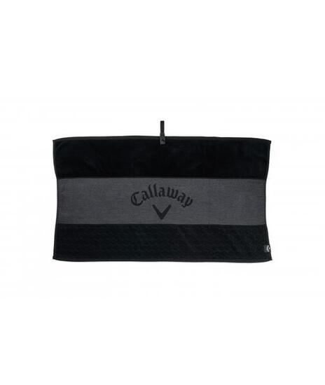 Callaway TW CG Tour Towel 2023 pour adulte, unisexe, noir