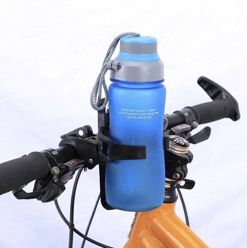 Uchwyt na Bidon Butelkę Koszyk Rowerowy na Rower Ramę Kierownicę Czarny 6/7