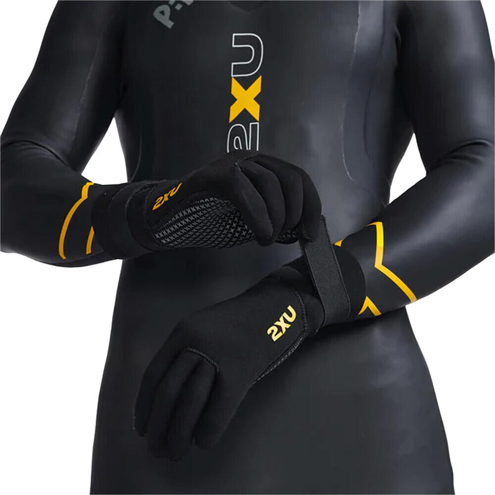 2xu - Propel Gants En Néoprène - Noir /ambition - Gants Néoprène - Noir - 42 M/l - Decathlon