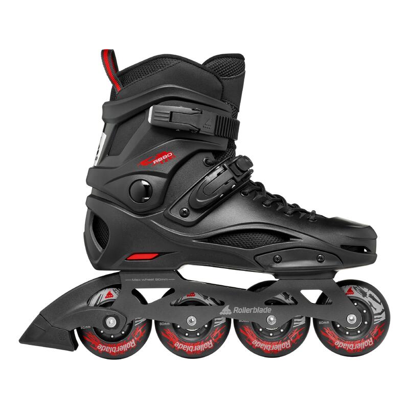 Rolki Freeride Męskie Rollerblade RB 80 Black Red