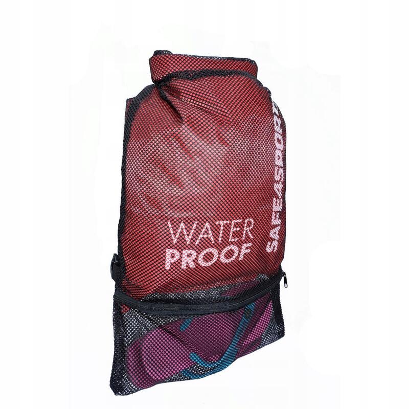 Plecak wodoszczelny worek sportowy na basen Mesh Bag 2 osobne kieszenie