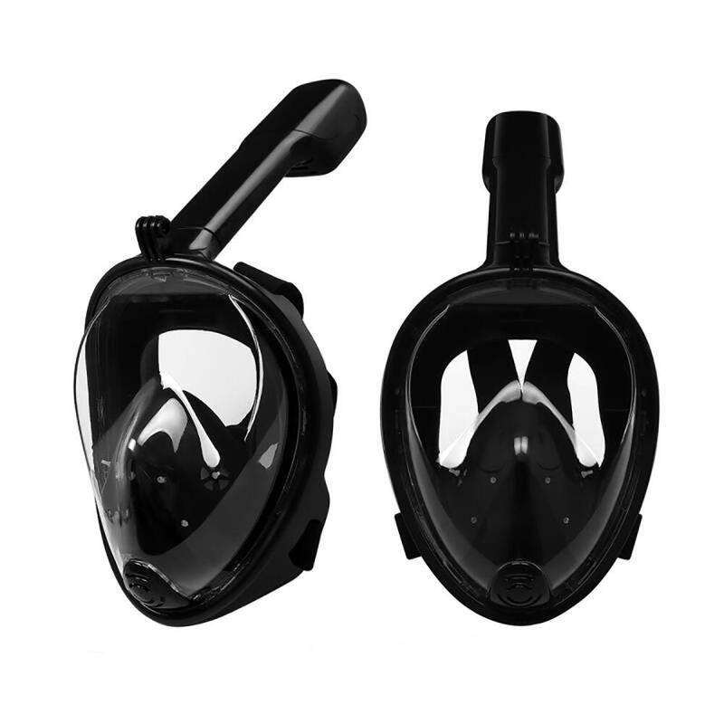 Maska do Nurkowania Pełnotwarzowa L / XL Składana do Pływania Snorkelingu