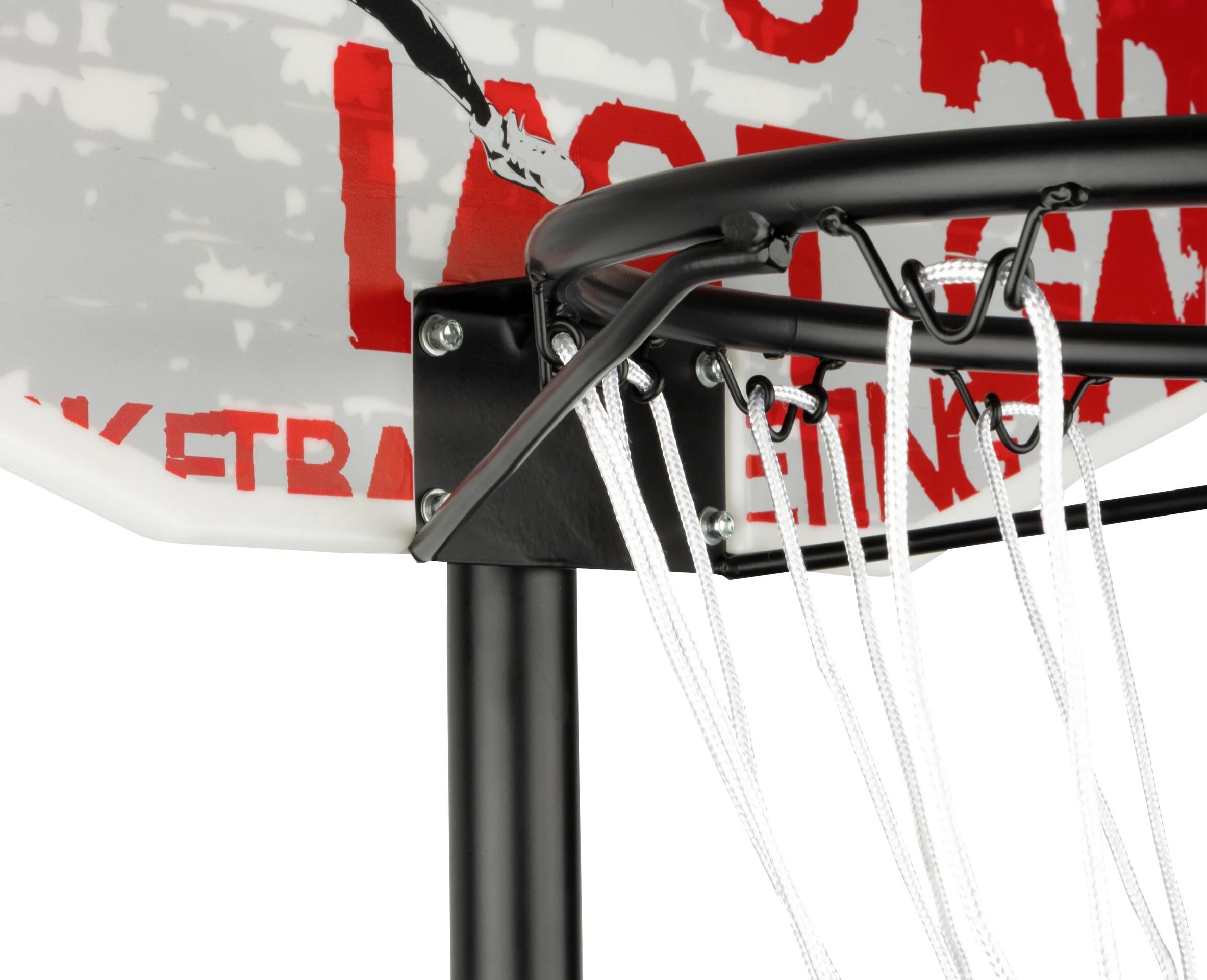 Avento Canasta baloncesto ajustable Champion Shoot negro blanco y rojo 6/7