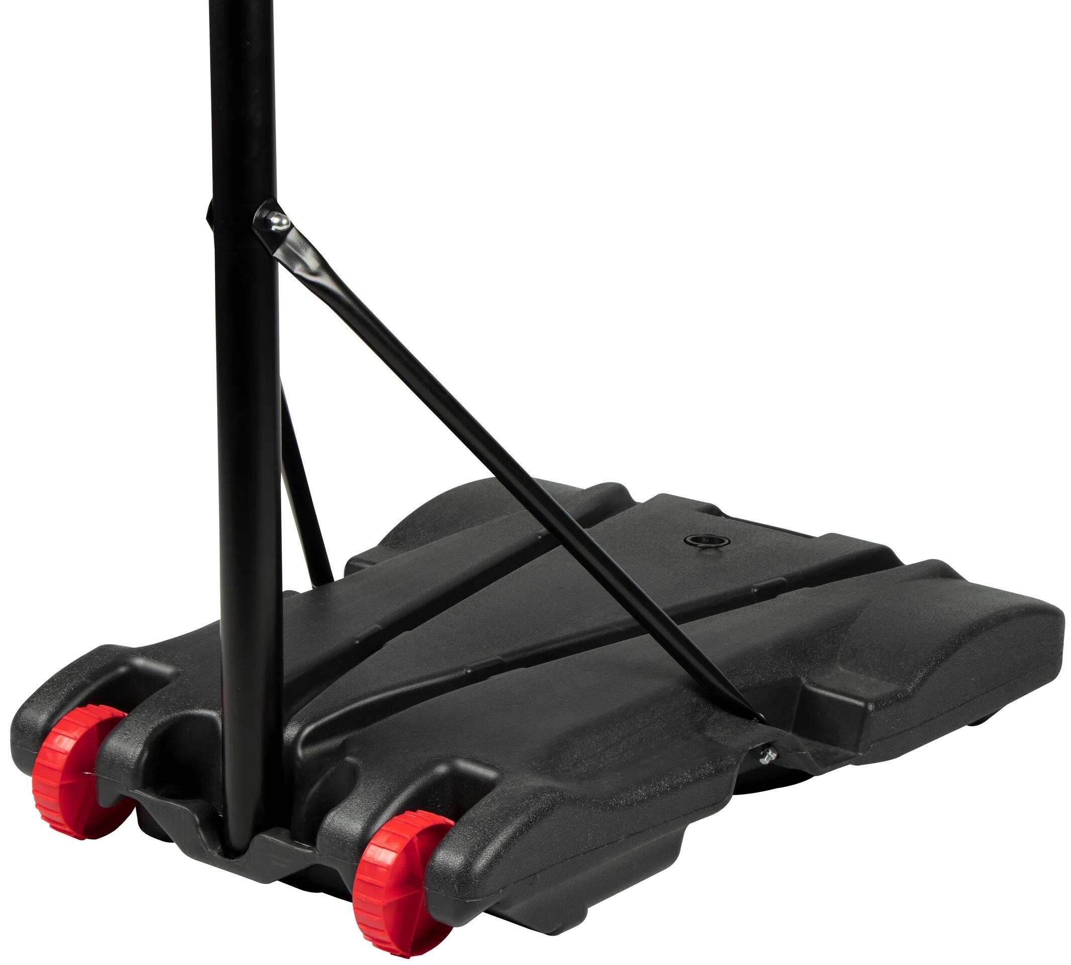 Avento Canasta baloncesto ajustable Champion Shoot negro blanco y rojo 4/7