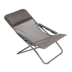 Chaise longue / bain de soleil pliant - TRANSABED - Marron - Lafuma Mobilier