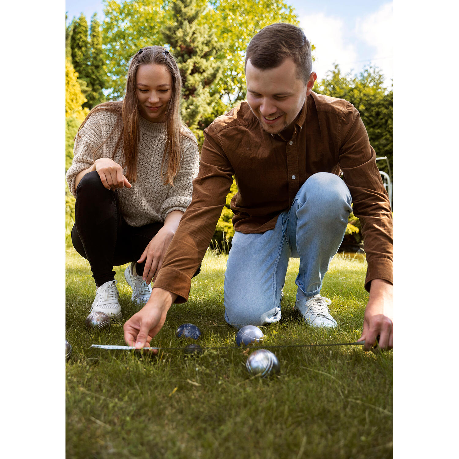 Kule Bule Boule Gra + Pokrowiec Petanque 6 Kul do Gry 6szt Duże Zestaw Etui 5/7