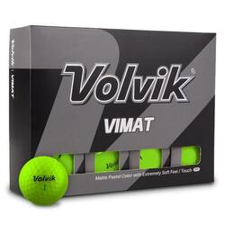 Boite de 12 Balles de Golf Volvik Vimat Soft Verte