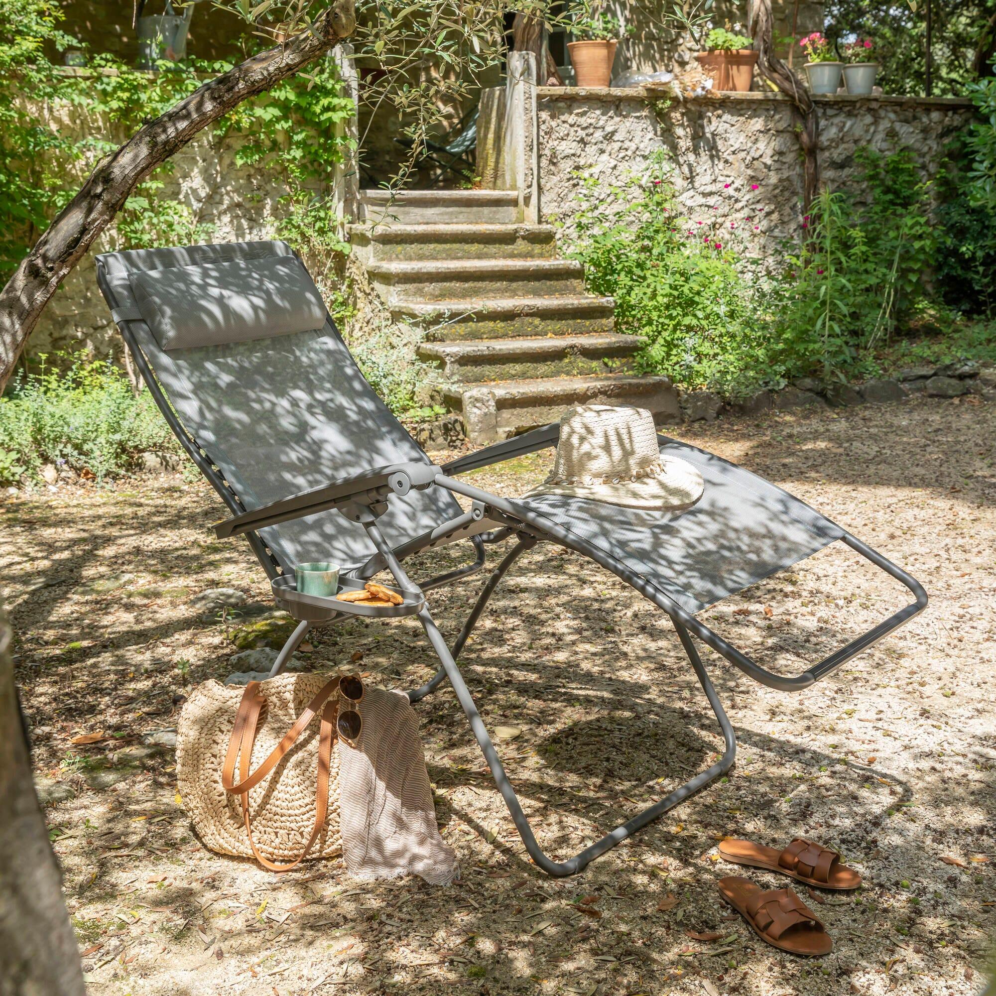 Fauteuil Relax Zéro Gravité XL - RSXA CLIP XL - Gris - Lafuma Mobilier 6/7