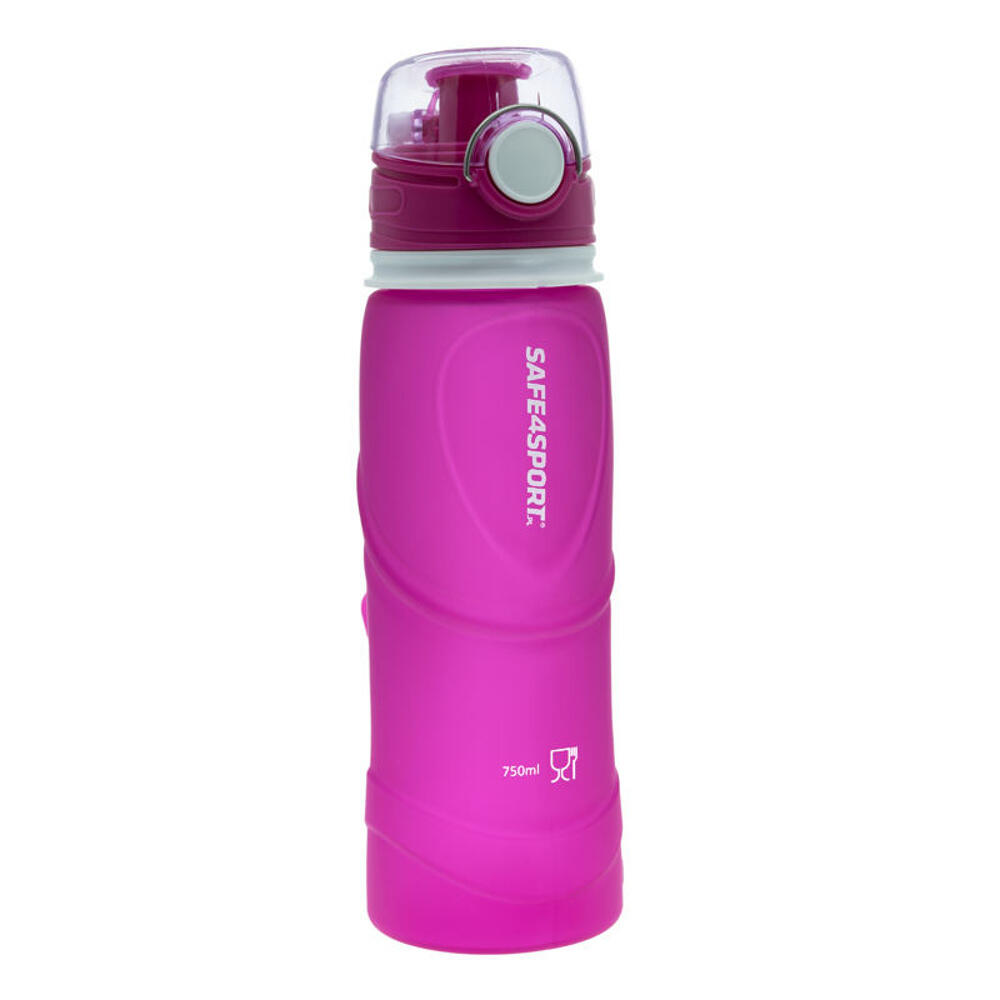 SAFE4SPORT Bottiglia d'acqua in silicone grande pieghevole