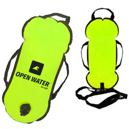 OpenWater Schwimmboje aufblasbar mit Griffen Freiwasser