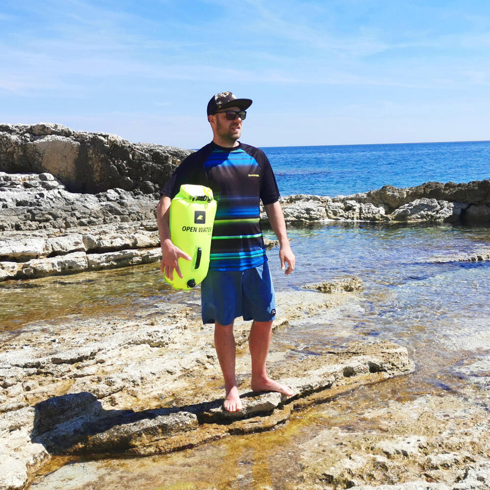 OpenWater XL zwemboei 28L met waterdicht vak 2/6