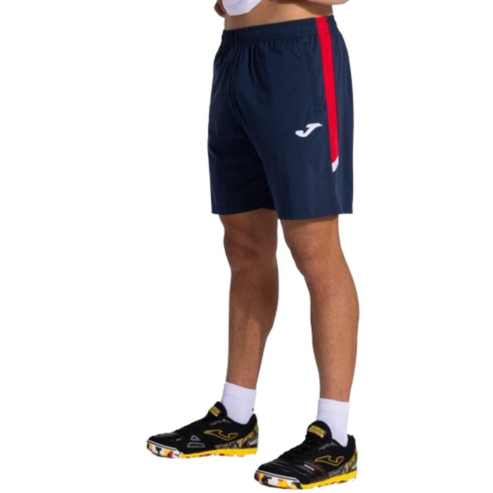 Joma - Bermuda Football Homme Joma Toledo Bleu Marine - Bermuda - Bleu|rouge - S - Decathlon