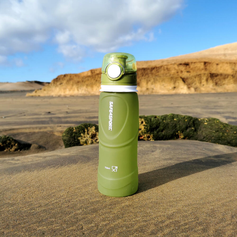 Gourde silicone 750 ml pliable grande capacité 5/5