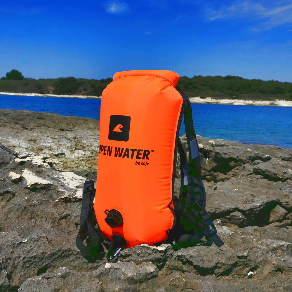 OpenWater 28L zwemboei rugzak waterdicht 7/7