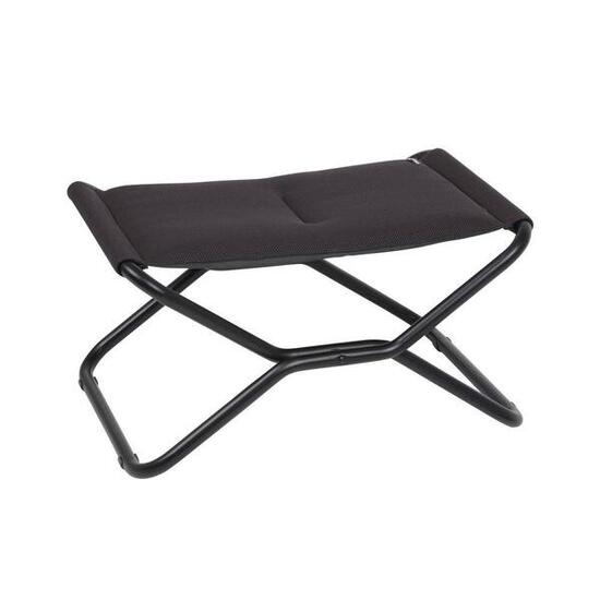 Repose-jambes / tabouret matelassé pliant - NEXT - Noir - Lafuma Mobilier