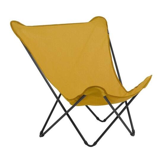 Fauteuil papillon grande largeur - POP UP XL - Jaune - Lafuma Mobilier
