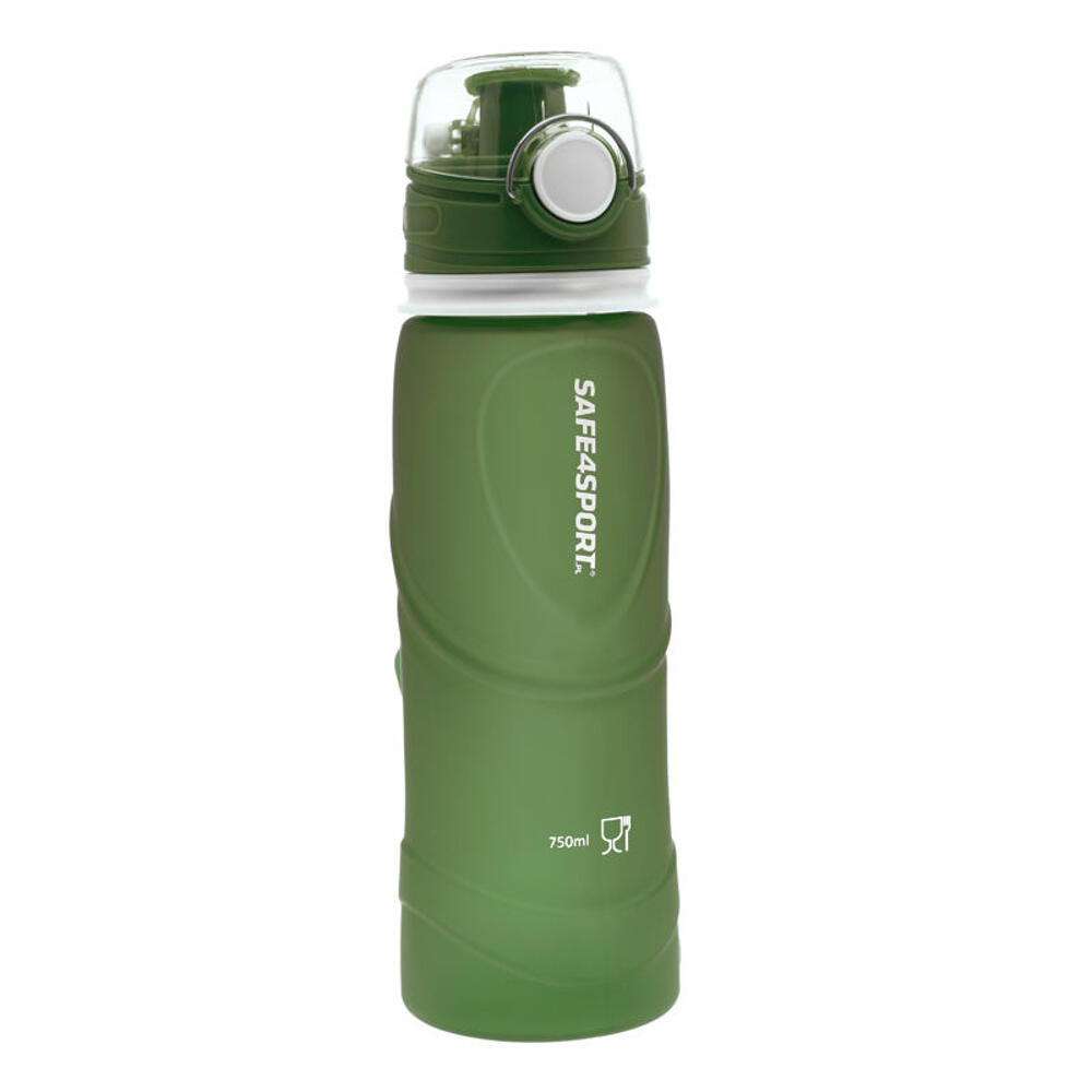 SAFE4SPORT Bottiglia d'acqua in silicone grande pieghevole