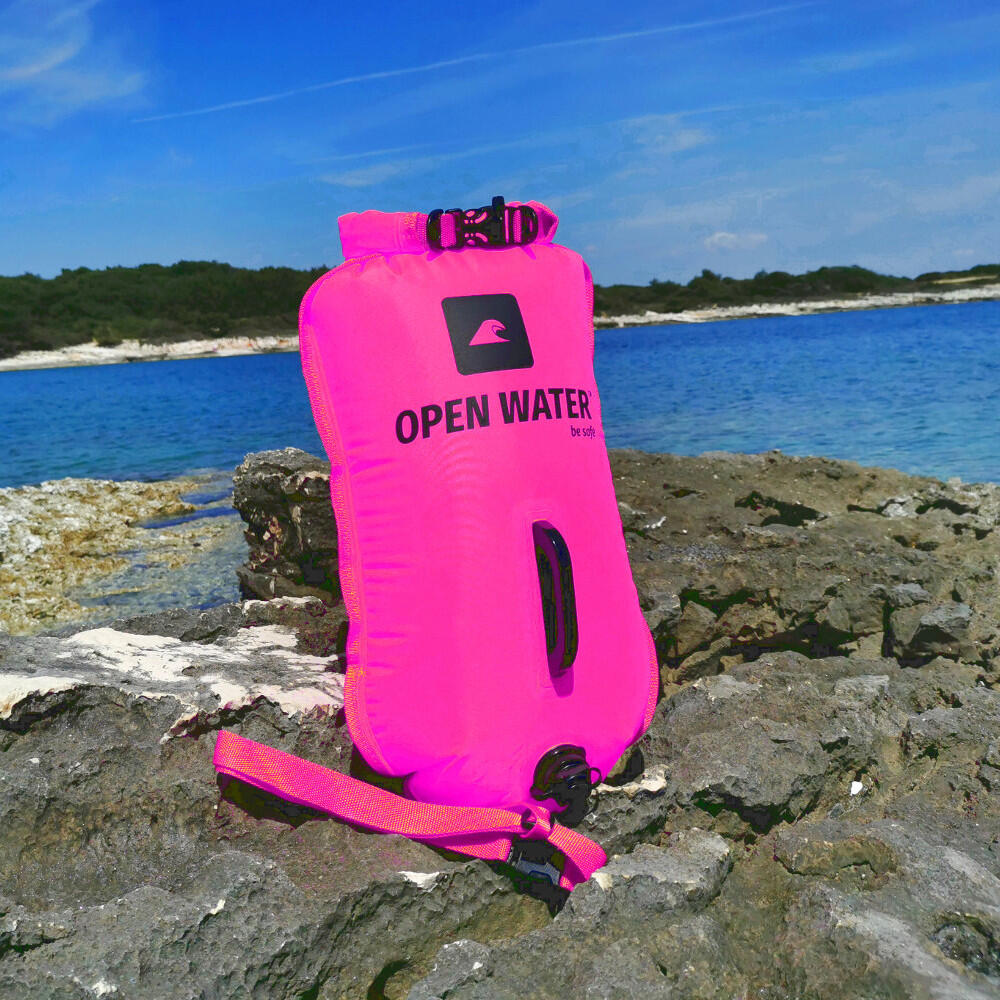 Bouée OpenWater XL 28L avec compartiment étanche eau libre 6/7