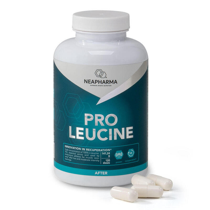Pro Leucine Neapharma: Spierherstel, spieropbouw, eiwitten, 120 capsules