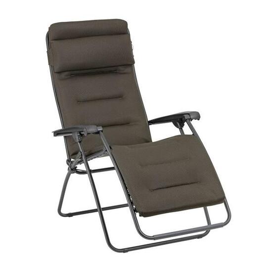 Fauteuil Relax matelassé Zéro Gravité - RSX CLIP - Marron - Lafuma Mobilier