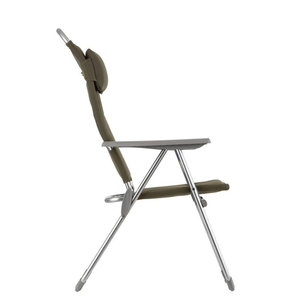 Fauteuil pliant matelassé multi-positions XL - ALU CHAM XL - Marron 6/6