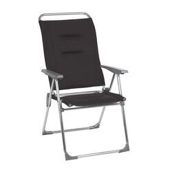 Fauteuil pliant matelassé multi-positions - ALU CHAM - Marron - Lafuma Mobilier