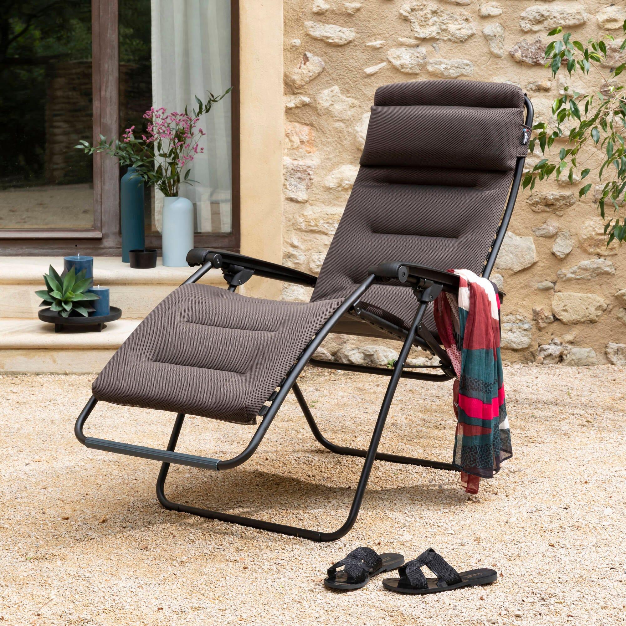 Fauteuil Relax matelassé Zéro Gravité - RSX CLIP - Marron - Lafuma Mobilier 7/7