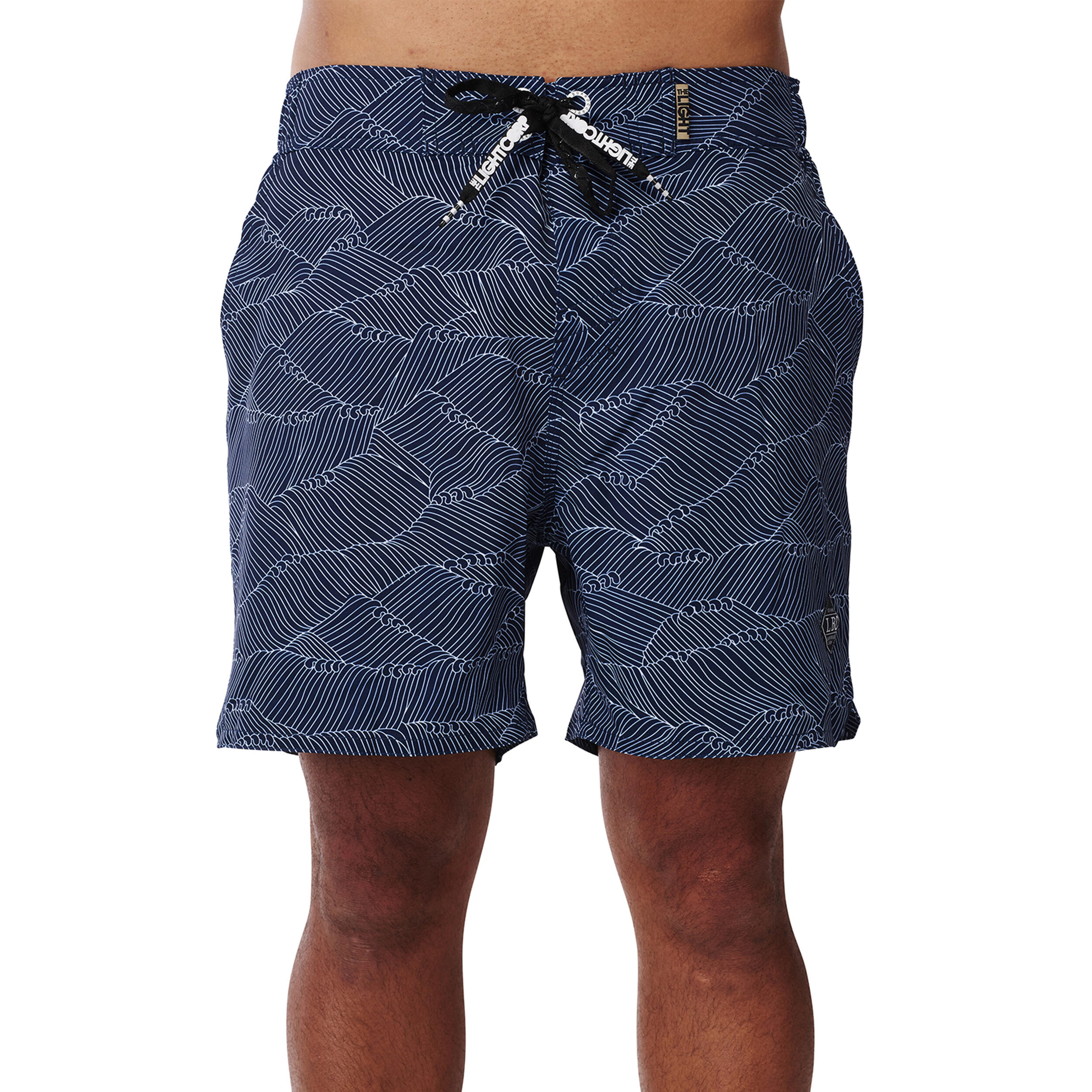 LIGHT BOARD CORP Boardshort SALEM WAVE - POLYESTER STRETCH - SCHNELLTROCKNEND