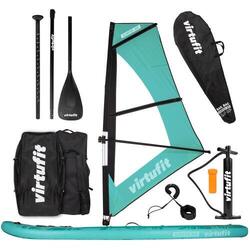 Supboard Surfer 305 - Turquoise - Y compris voile à vent et accessoires