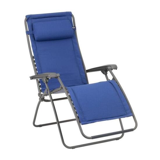Fauteuil Relax matelassé Zéro Gravité - RSX CLIP - Bleu - Lafuma Mobilier