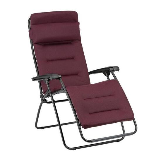 Fauteuil Relax matelassé Zéro Gravité - RSX CLIP - Rouge - Lafuma Mobilier