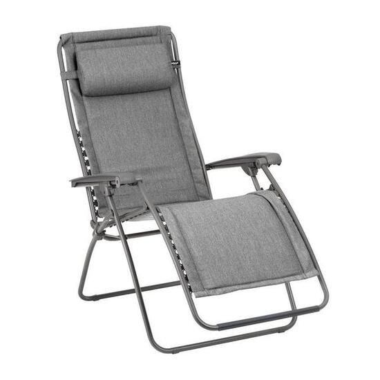 Fauteuil Relax matelassé Zéro Gravité - RSX CLIP - Gris - Lafuma Mobilier