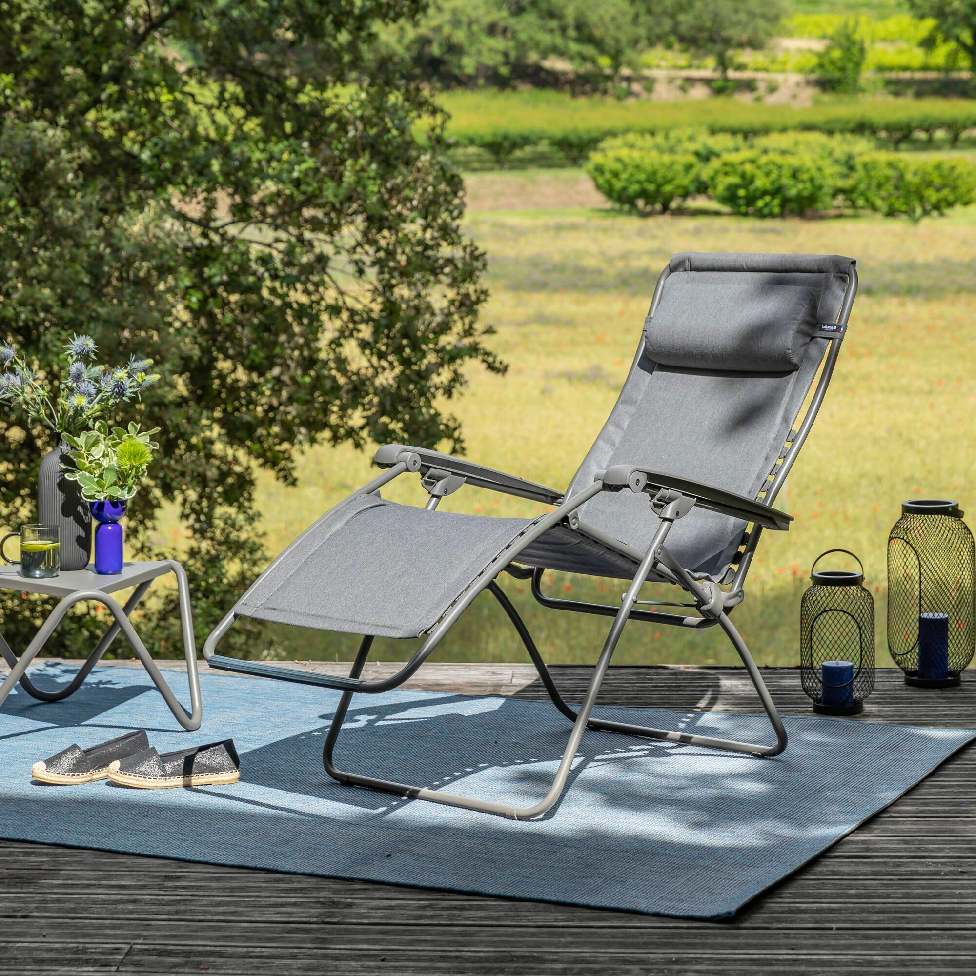 Fauteuil Relax matelassé Zéro Gravité - RSX CLIP - Gris - Lafuma Mobilier 6/7