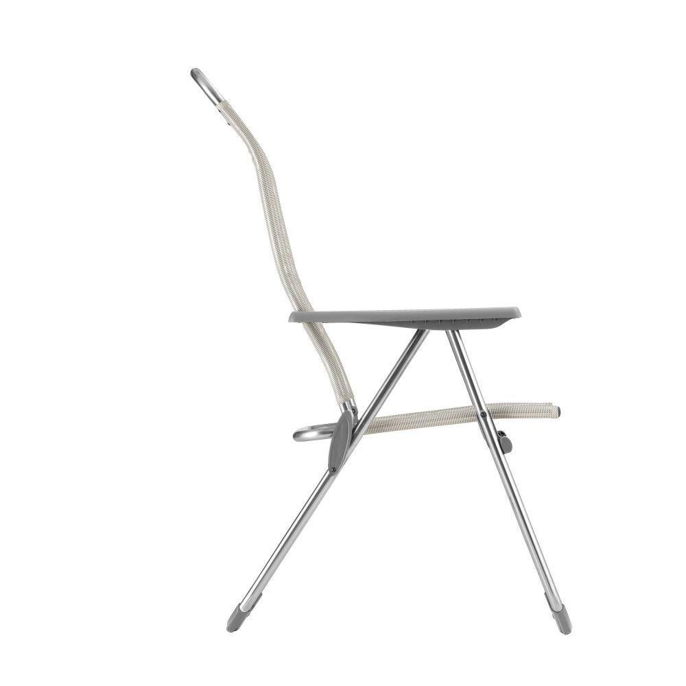 Lot de 2 Fauteuils pliants multi-positions - ALU CHAM - Beige - Lafuma Mobilier 3/4