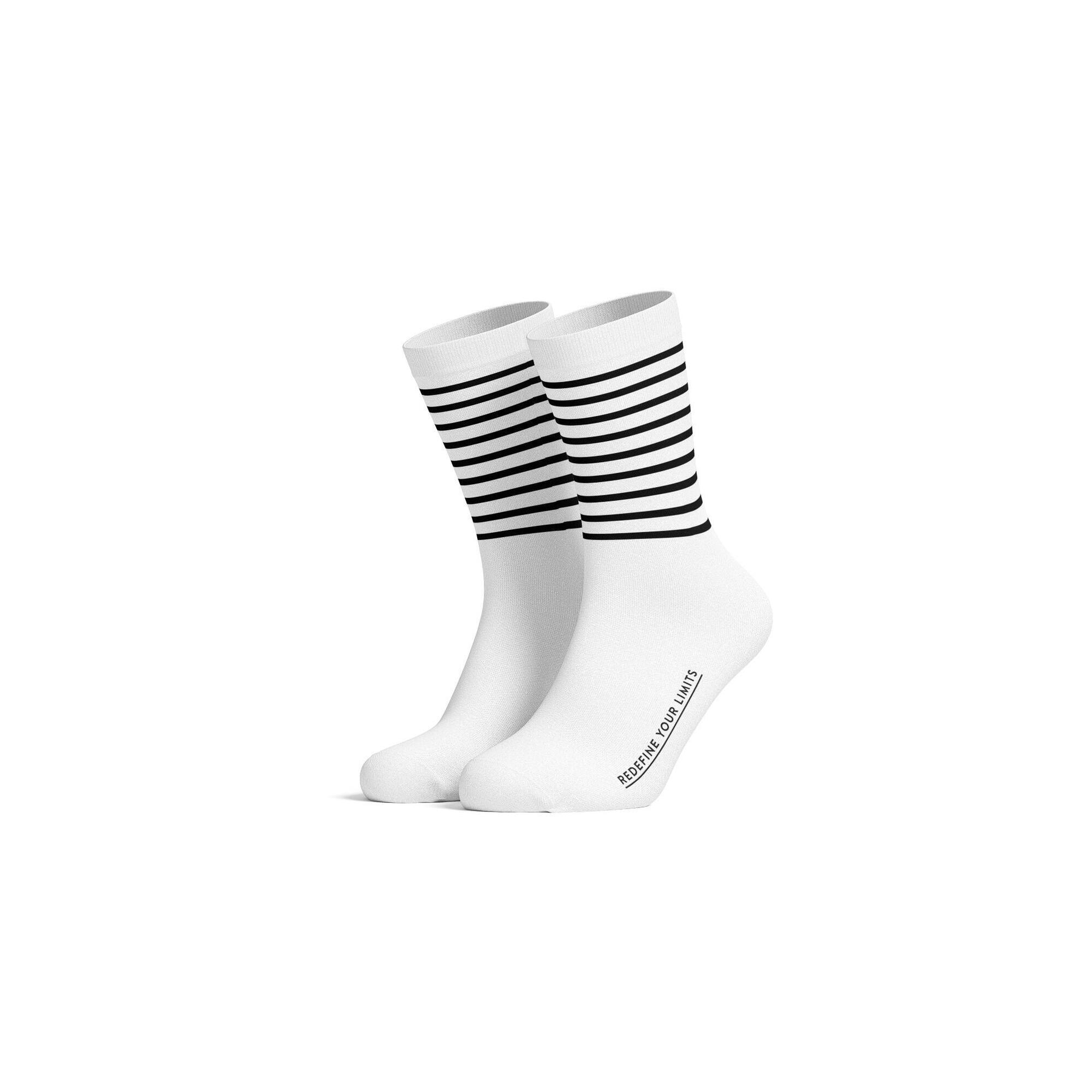 Pippo Amsterdam - Chaussettes Vélo Route - Chaussettes - Blanc - 35/38 - Decathlon