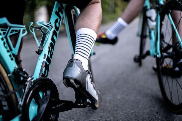 PIPPO Calcetines para bicicleta de carretera de Amsterdam a rayas 5/5