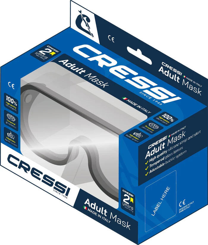 Maschera da snorkeling Cressi Sirena 3/4