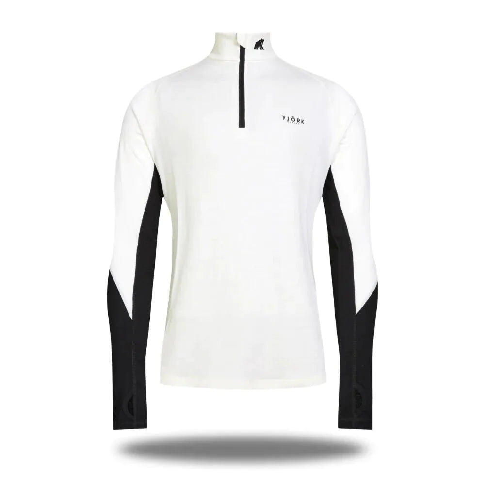 T-shirt tecnica a maniche lunghe in Merino - Eiger 210 Zip Uomo