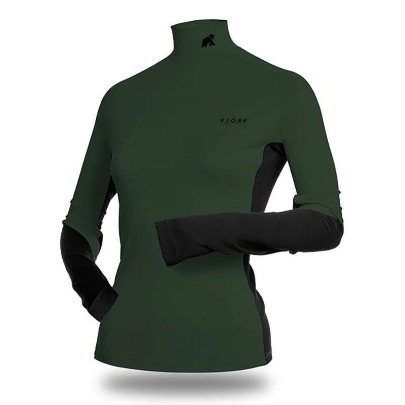 Technisches Merino-T-Shirt mit langen Ärmeln - Jungfrau 210 Roll Damen