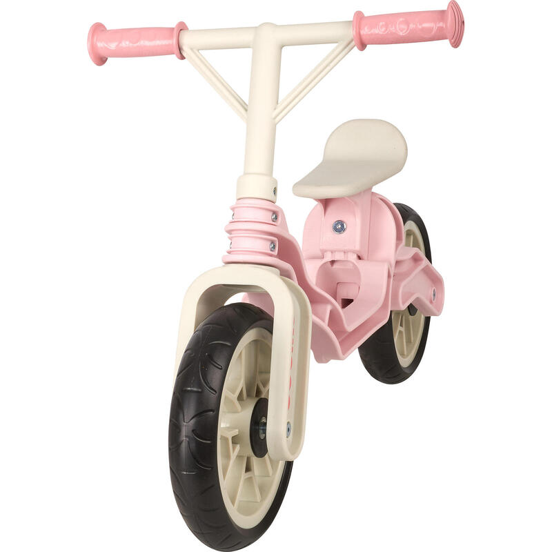 Balance Bike - Bicicleta Infantil de Aprendizagem Rosa Pastel